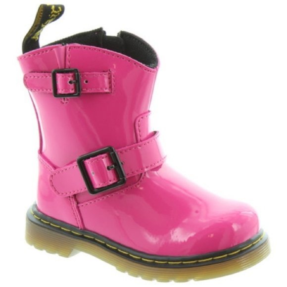 Doc Martens Girls Pink Patent Leather Jiffy size 9